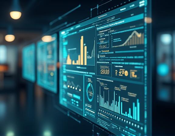 Ein Dashboard zeigt KI-gestützte HR-Analysen